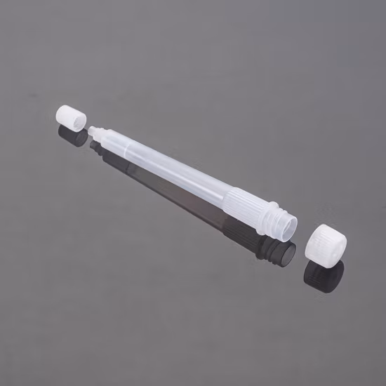 Пробирка 1,5 мл, 2 мл, 3,54 мл, дополнительная стерилизационная пробирка для экстракции из ПП-ПЭ с двойной головкой